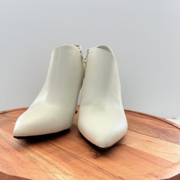 Calvin Klein Ivory Ankle Booties - Picture 7 of 10